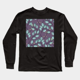 Spring Pattern with Floral Motifs Long Sleeve T-Shirt